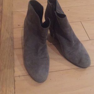 Banana Republic Gray Suede Wedges size 9